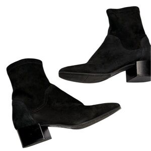 Aquatalia black suede boots size 9